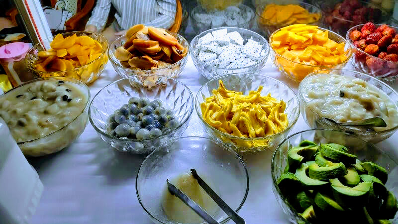 色鮮やかなフルーツ